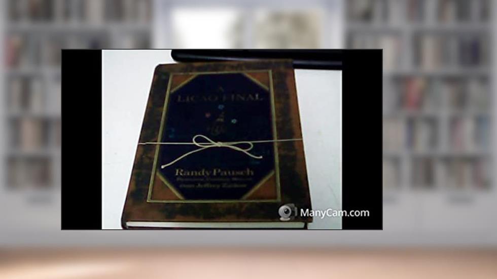 A Lição Final, do autor Randy Pausch