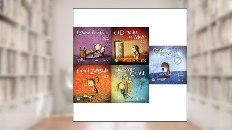 COLEÇÃO 5VOL CASA DOS SENTIMENTOS: TRISTE, MEDO, ZANGADA, GENTIL E SAUDADE, do autor NANA TOLEDO