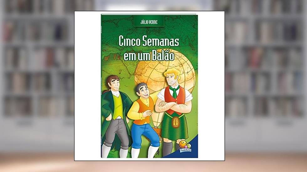 Júlio Verne: Cinco semanas em um balão, do autor CRISTINA KLEIN