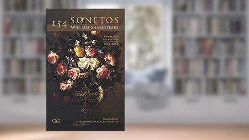 Capa de 154 sonetos, do autor William Shakespeare