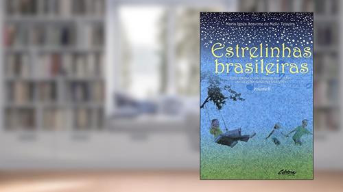 Capa de Estrelinhas brasileiras: como ensinar a tocar piano de modo lúdico usando peças de autores brasileiros, do autor Maria Ignês Scavone de Mello Teixeira