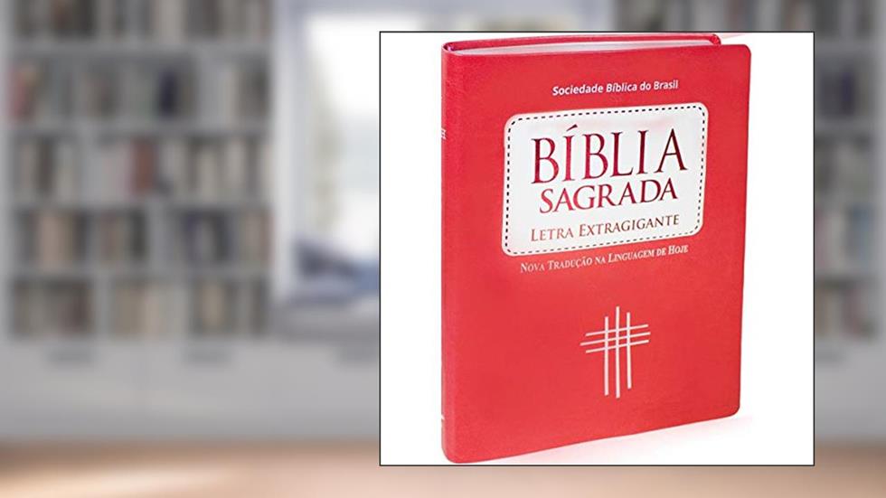 Bíblia Sagrada Letra Extragigante Índice Capa couro sintético pêssego: Nova Tradução na Linguagem de Hoje (NTLH), do autor Sociedade Bíblica do Brasil