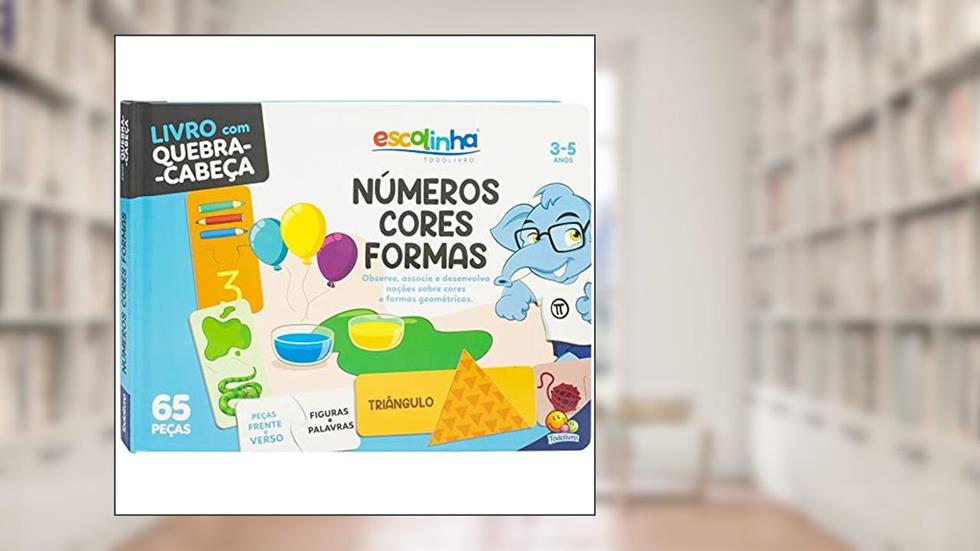 Quebra-Cabeça dos Números, Cores e Formas: Outros, do autor Todolivro