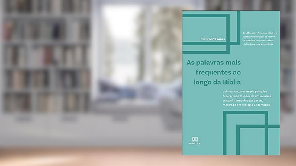 As palavras mais frequentes ao longo da Bíblia: delineando uma ampla pesquisa futura, você disporá de um ou mais encaminhamentos para o seu mestrado em Teologia Sistemática, do autor Mauro Pi Farias