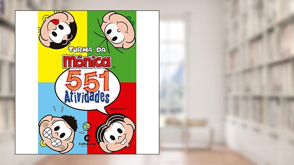 551 Atividades Turma da Monica, do autor Vários Autores