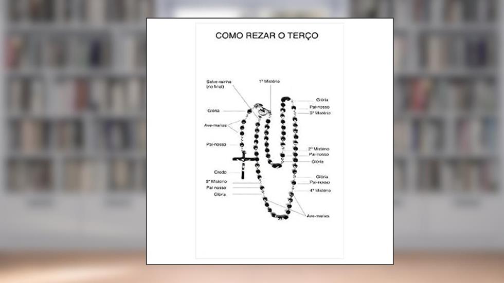 COMO REZAR O TERÇO - (PACOTE COM 50 UNIDADES), do autor PE. ANTÔNIO LÚCIO DA SILVA LIMA