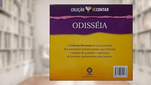 Capa de Odisseia - Col. Recontar - 1ª, do autor Homero