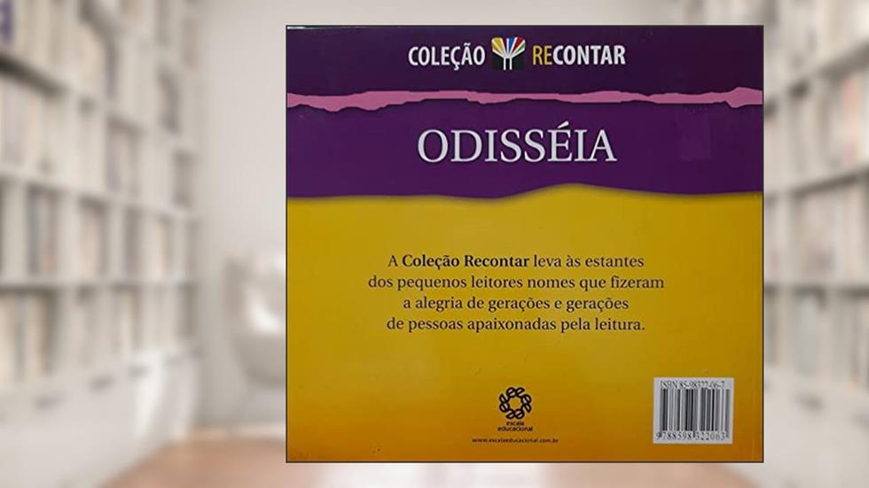 Odisseia - Col. Recontar - 1ª, do autor Homero