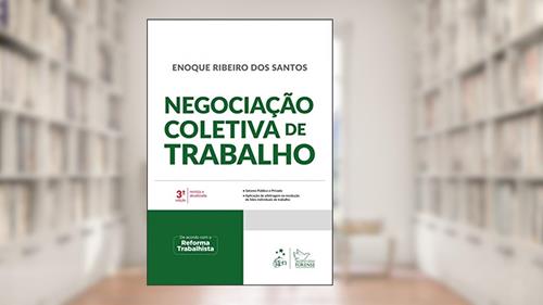 Capa de Negociação Coletiva de Trabalho, do autor Enoque Ribeiro dos Santos