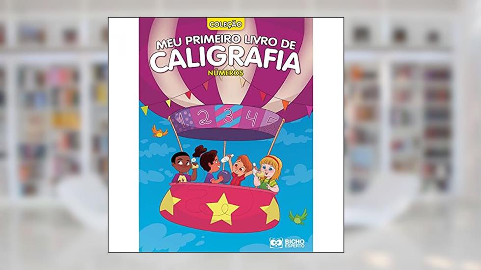 Meu Primeiro Livro de Caligrafia - Números Traçados e Formas Bastao, do autor Ana Riquena