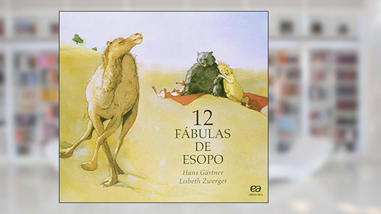 12 fábulas de Esopo, do autor Hans Gärtner; Lisbeth Swerger