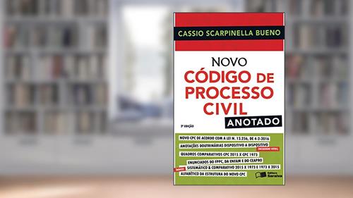 Capa de Novo Código de Processo Civil Anotado, do autor Cássio Scarpinella Bueno