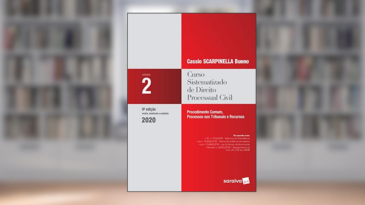Capa de Curso Sistematizado de Direito Processual Civil - Vol 2 . 9ª Ed. 2020, do autor Cassio Scarpinella Bueno