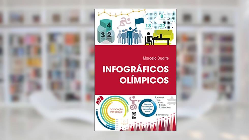 Infográficos olímpicos, do autor Marcelo Duarte