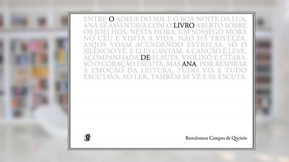 O Livro de Ana, do autor Bartolomeu Campos de Queirós