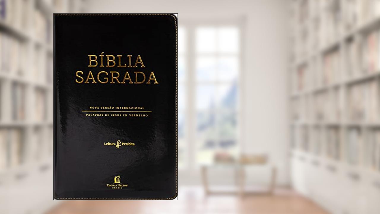 Bíblia NVI, Couro Soft, Preto, Letras Vermelhas, Índice de Dedo, do autor Thomas Nelson Brasil