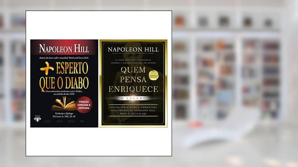 Kit Mais Esperto que o Diabo + Quem Pensa Enriquece: o Legado - 2 livros de bolso, versão concisa, do autor NAPOLEON HILL