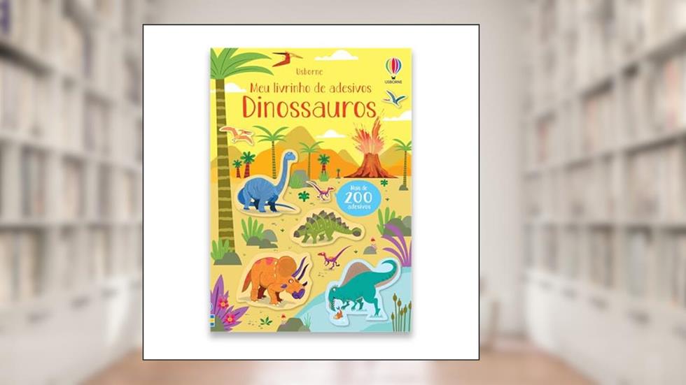 Dinossauros: meu livrinho de adesivos, do autor ROBSON KIRSTEEN
