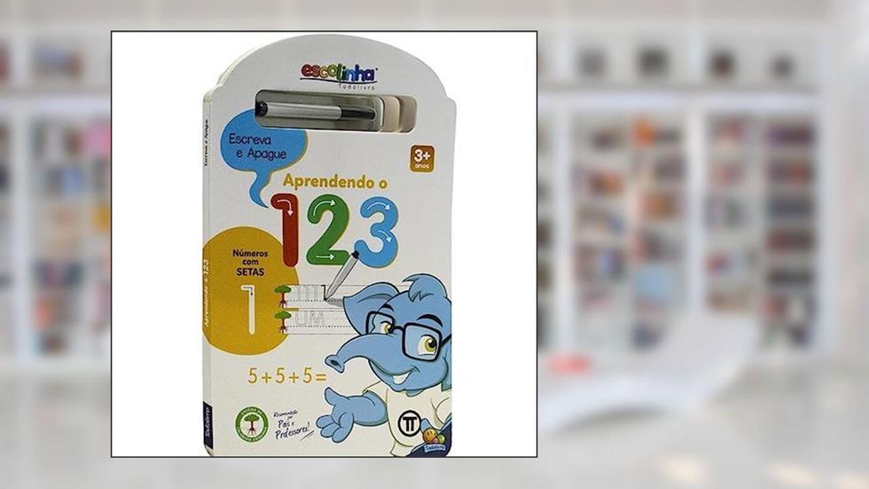 Escreva e apague: Aprendendo o 123 (Escolinha Todolivro), do autor Todolivro