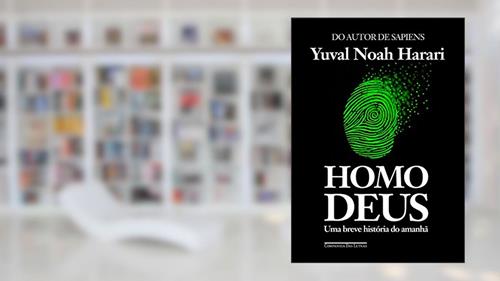 Capa de Homo Deus: Uma breve história do amanhã, do autor Yuval Noah Harari