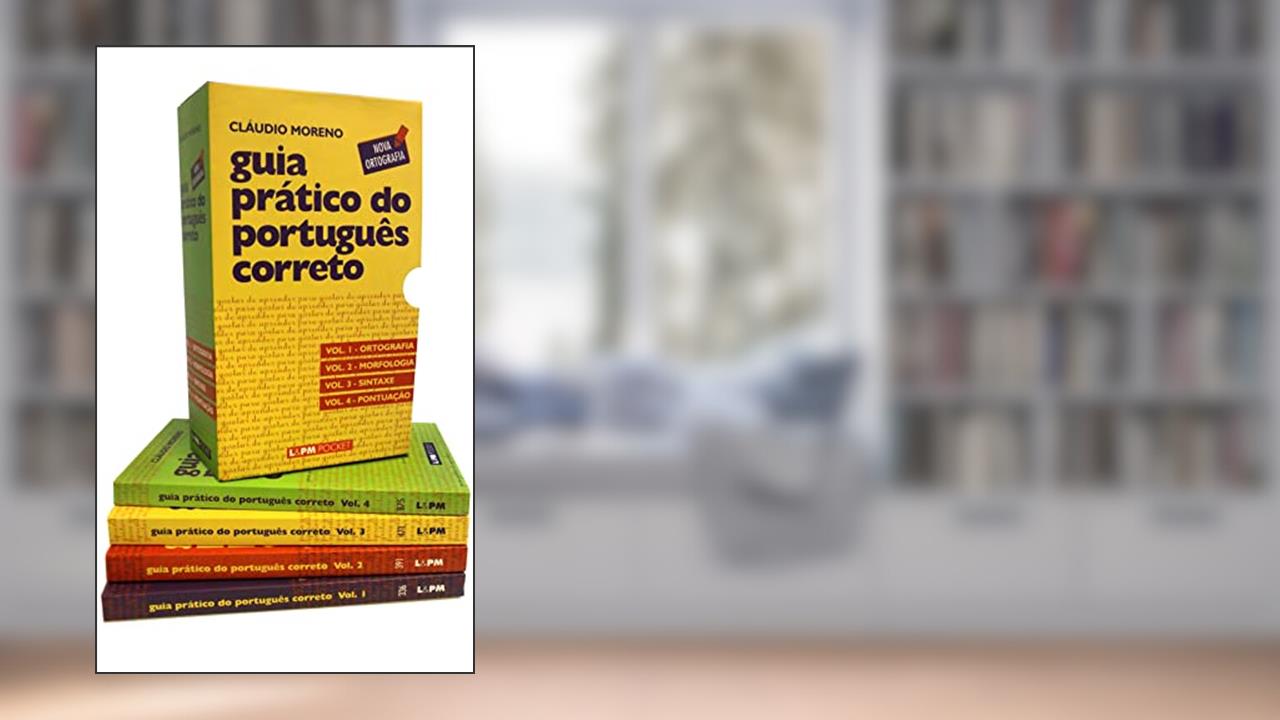 Caixa Especial Guia Prático do Português Correto, do autor Cláudio Moreno