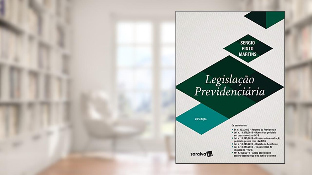 Capa de Legislação Previdenciária, do autor Sérgio Pinto Martins