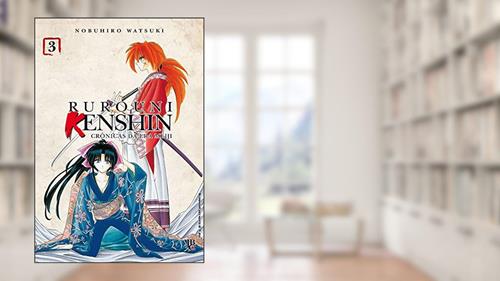 Capa de Rurouni Kenshin - Crônicas da Era Meiji - Volume 3, do autor Nobuhiro Watsuki