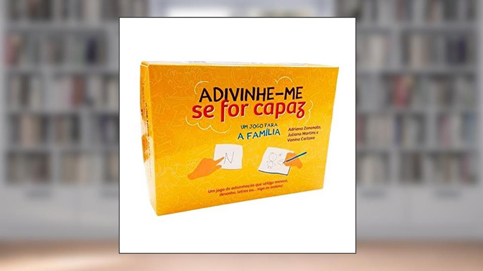 Adivinhe-me se for capaz: um jogo para a família, do autor Adriana Zanonato; Juliana Martins; Vanina Cartaxo