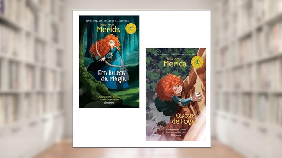 KIT 2 VOL MERIDA: EM BUSCA DA MAGIA + CASCATA DE FOGO, do autor SUDIPTA BARDHAN-QUALLEN