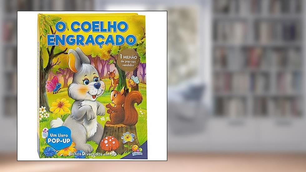 Bichos divertidos em 3D: O Coelho engraçado, do autor THE BOOK COMPANY