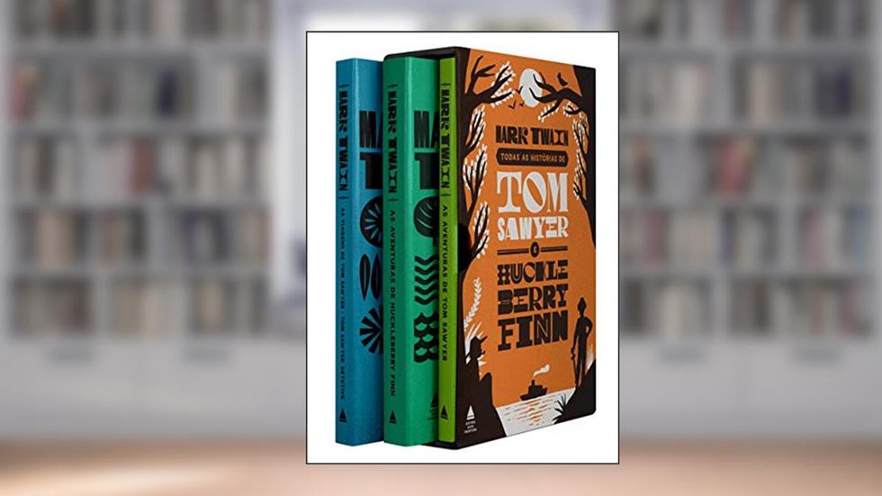 Box Todas as histórias de Tom Sawyer e Huckleberry Finn, do autor Mark Twain