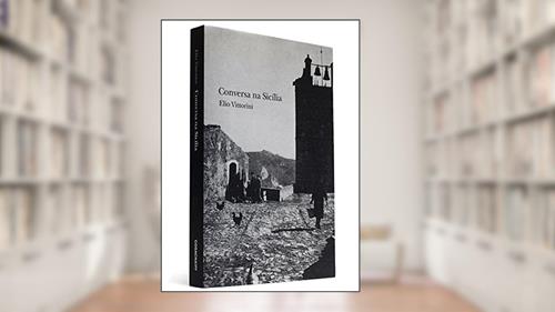 Capa de Conversa na Sicilia, do autor Elio Vittorini