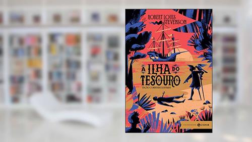 Capa de A Ilha do Tesouro: edição comentada e ilustrada, do autor Robert Louis Stevenson