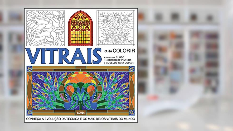 Vitrais para colorir, do autor Escala