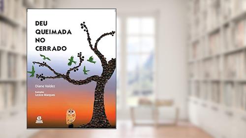 Capa de Deu queimada no cerrado, do autor Diane Valdez