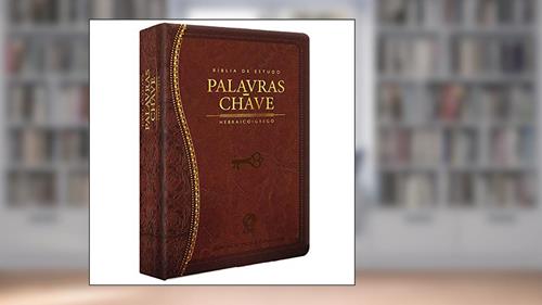 Capa de BIBLIA DE ESTUDO PALAVRAS-CHAVE LUXO MARROM (CLASSICA), do autor Vários Autores