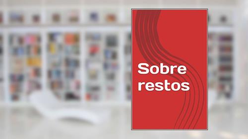 Capa de Sobre restos, do autor Juliana Gazzoni