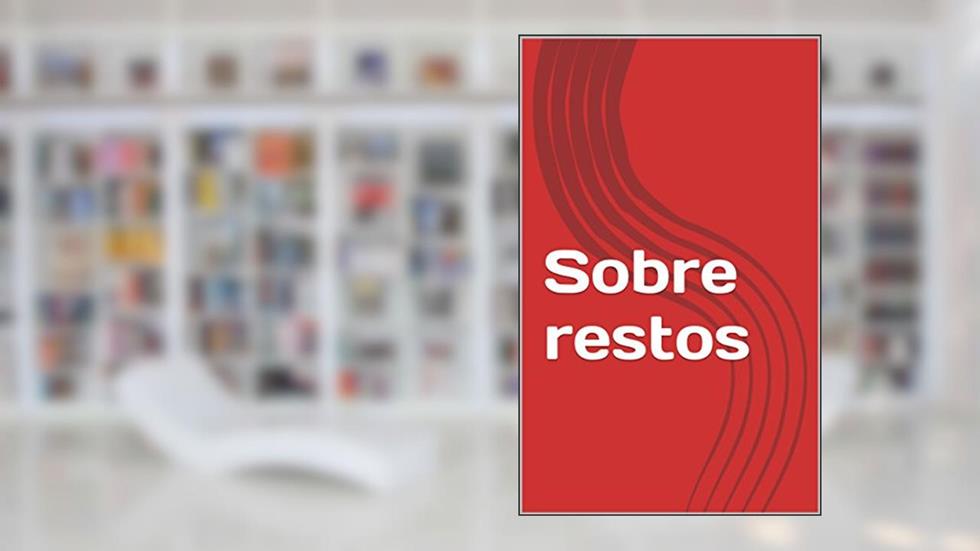 Sobre restos, do autor Juliana Gazzoni
