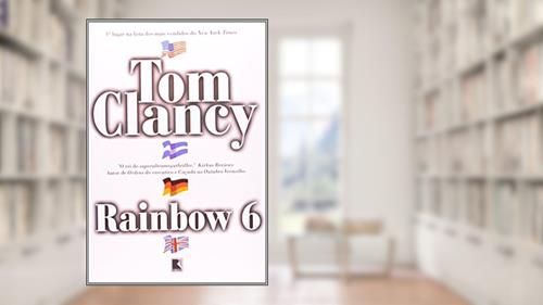 Capa de Rainbow 6 - Coleção Negra, do autor Tom Clancy