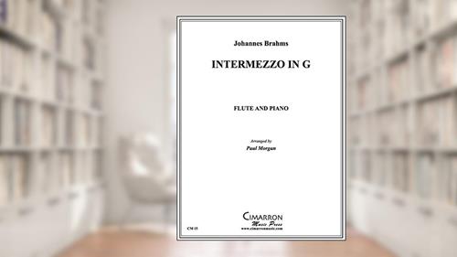 Capa de Intermezzo in G Minor, do autor Johannes Brahms