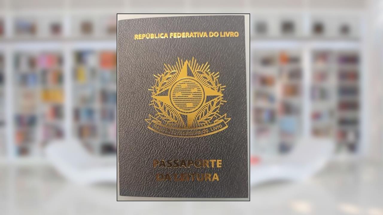 Pé da Letra Passaporte da Leitura Adulto, Preto, do autor Pé Da Letra
