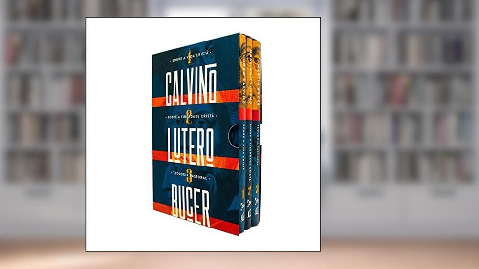 Box Reformadores com 3 Livros - Martin Bucer, Martinho Lutero e João Calvino, do autor Martinho Lutero E João Calvino Martin Bucer