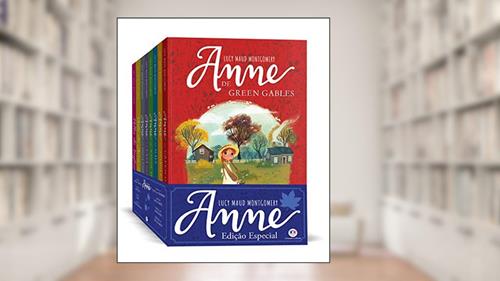 Capa de Coleção Anne de Green Gables com 8 livros mais Diário de aventuras, do autor Lucy Maud Montgomery
