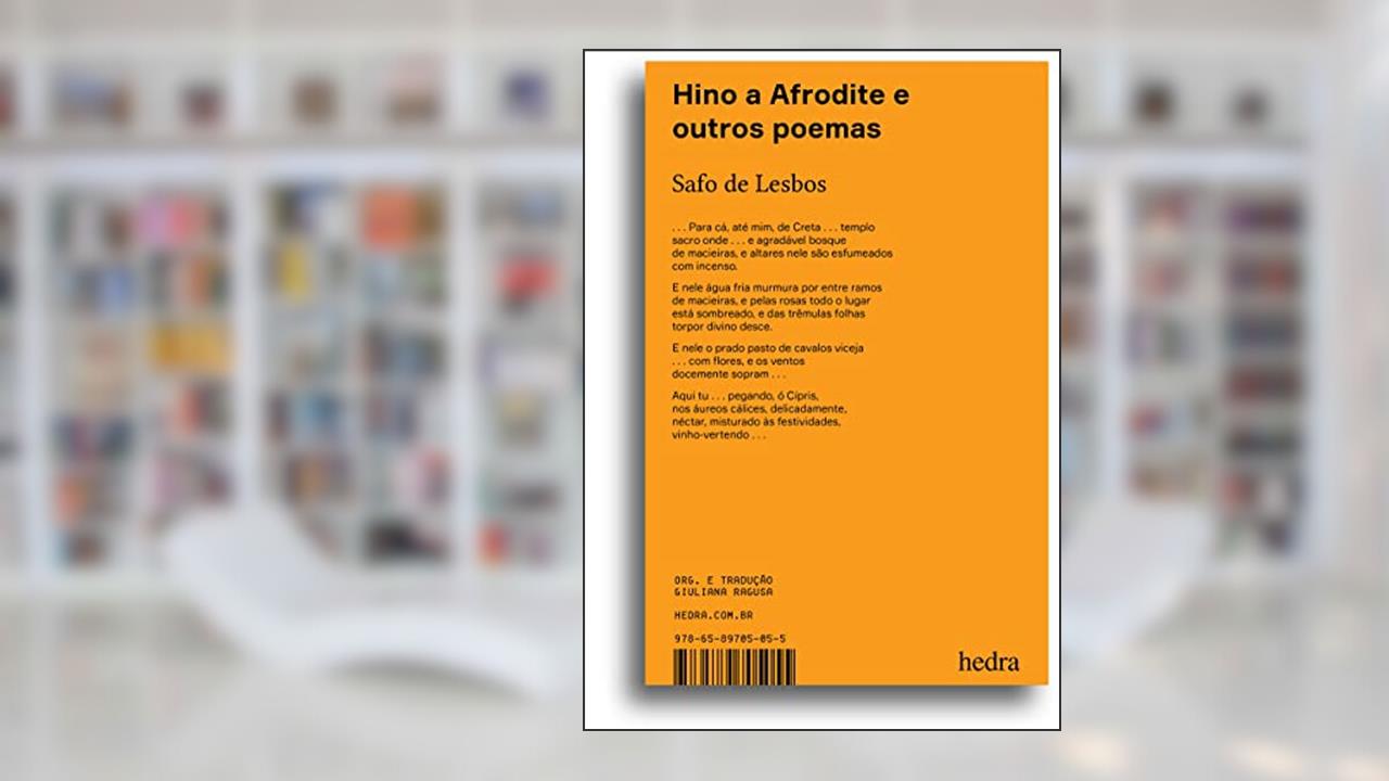Hino a Afrodite e outros poemas (Bilíngue), do autor Safo de Lesbos