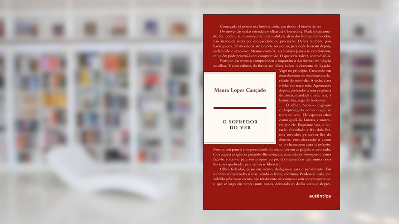Sofredor do Ver, do autor Maura Lopes Cançado
