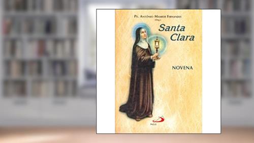 Capa de Novena Santa Clara, do autor Antônio Mamede Fernandes