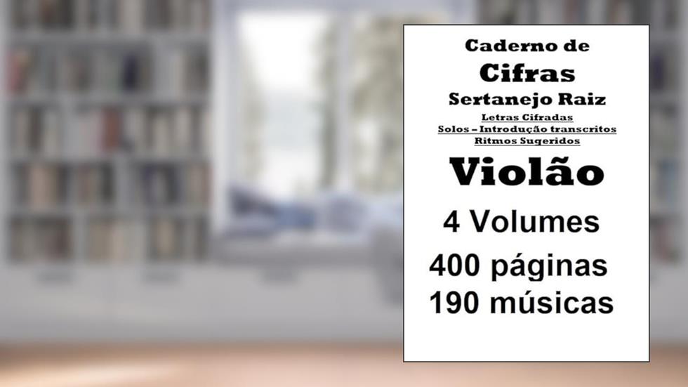 Livros 4 Volumes Cifras Para Violão Sertanejo Raiz, do autor Alan Facchini