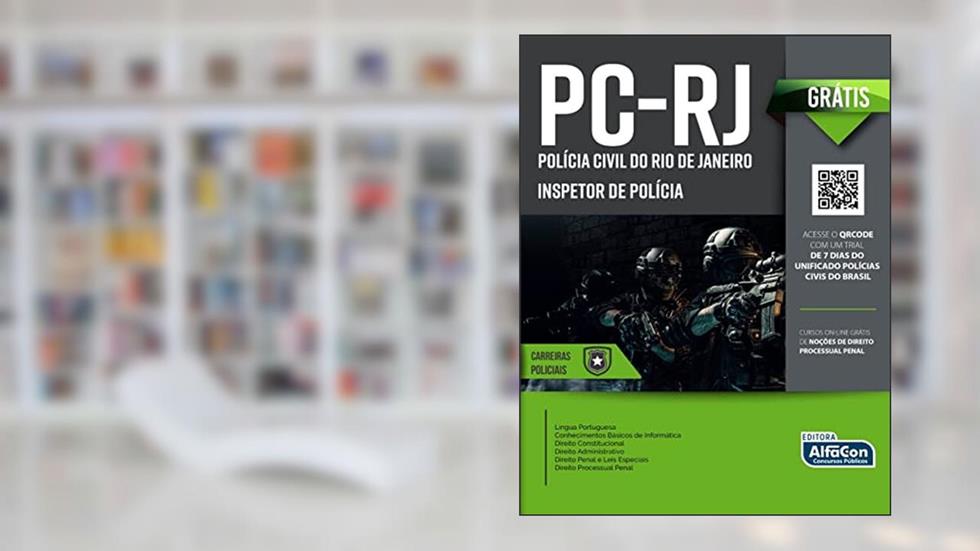 PC-RJ - Polícia civil do Rio de Janeiro - Inspetor de polícia, do autor Alfacon Concursos Públicos