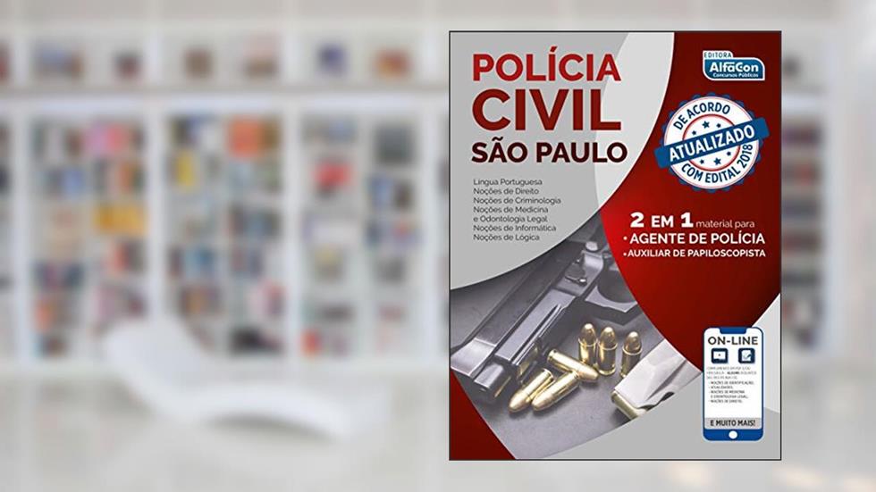 Polícia Civil de São Paulo - PC SP - 2 em 1 - Agente de polícia e auxiliar de papilocopista, do autor Equipe AlfaCon