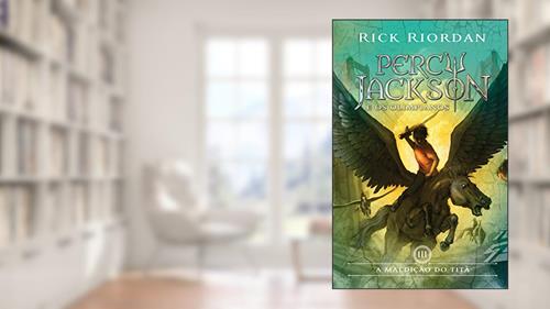 Capa de A Maldição do Titã - Percy Jackson e os Olimpianos 3, do autor Rick Riordan